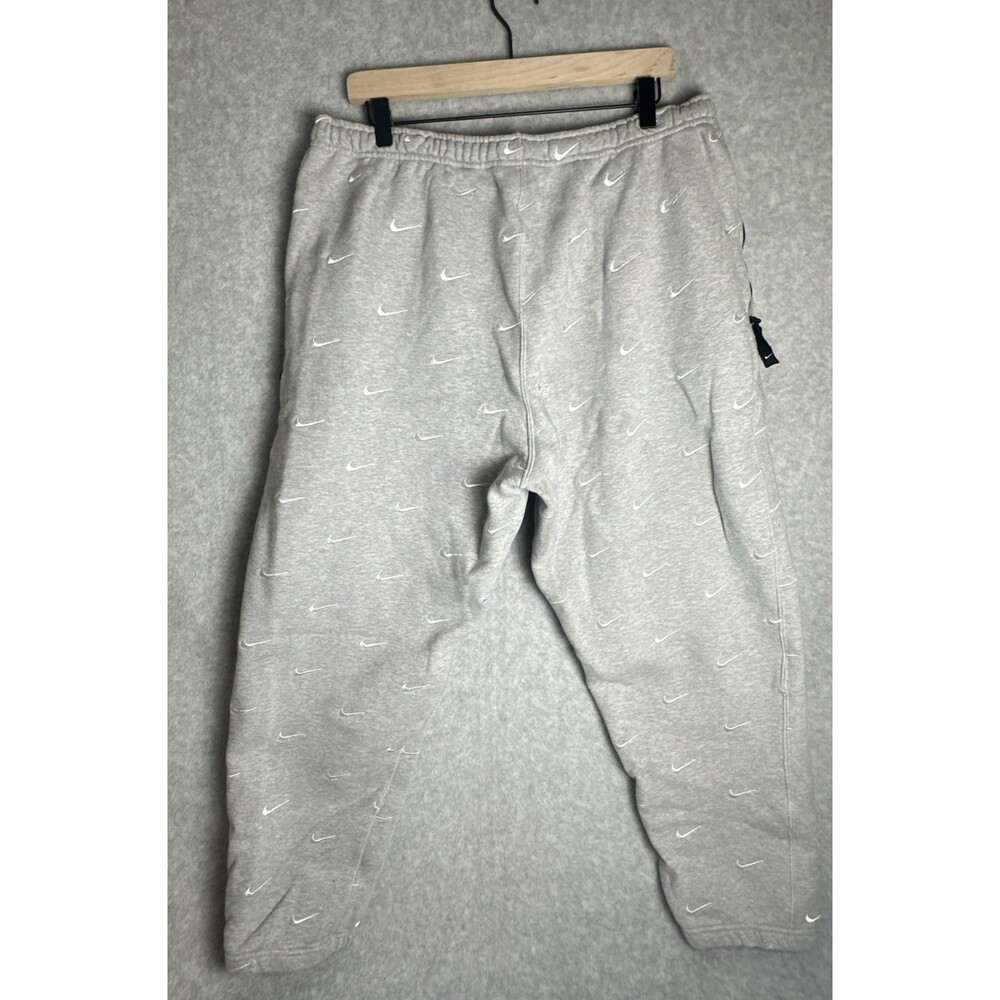 RARE Nike Lab Sweatpants All Over Mini Swoosh Logo Embroidered Joggers XL - Picture 3 of 8